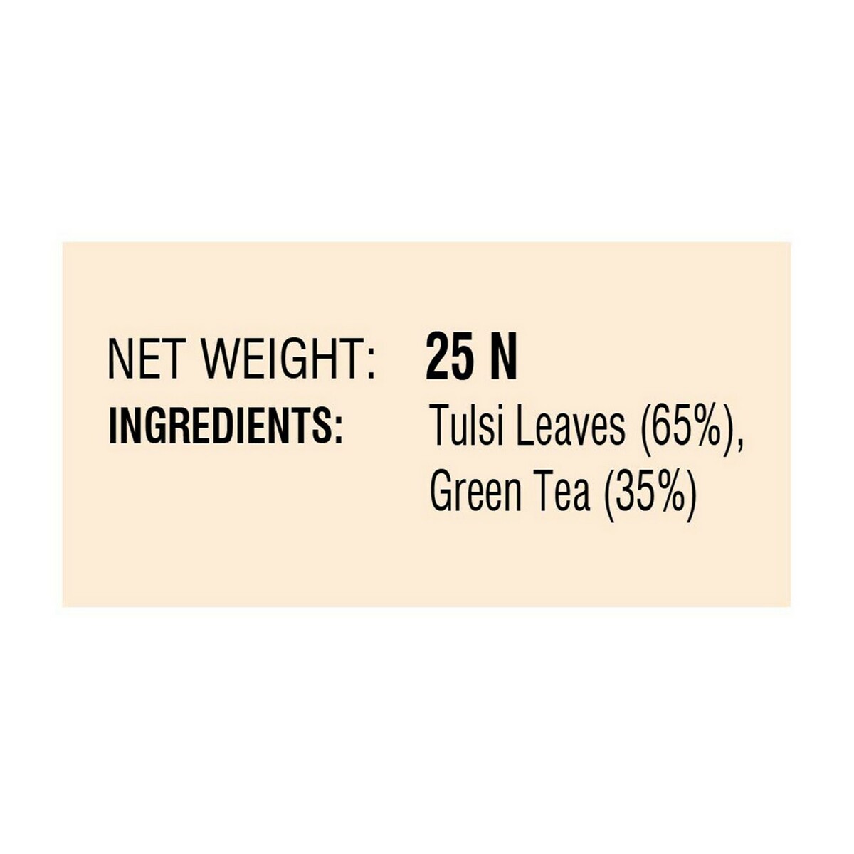 Tata Tea Tulsi Tea Bag 25's