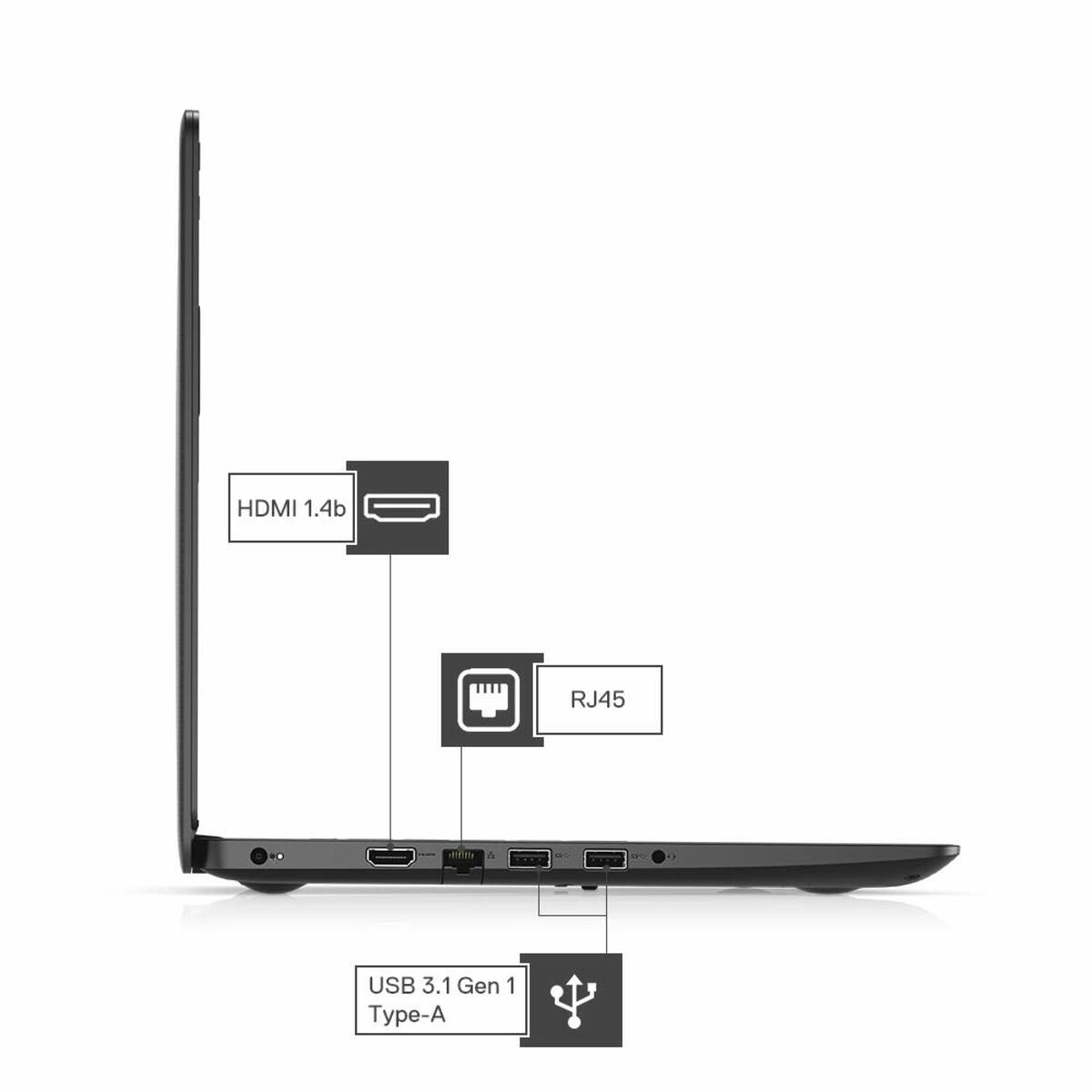 Dell Notebook 3491 Core i3 10th Gen 14" Win10 + MS Office