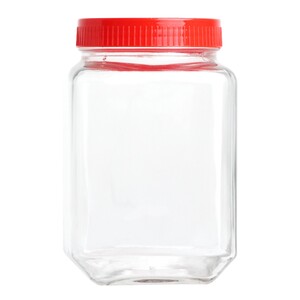 Piramal Glass Plain Jar Squre 1400ml