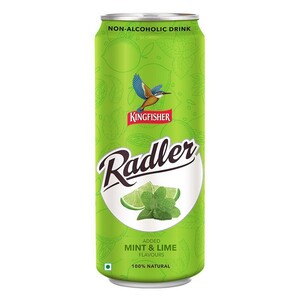 Kingfisher Radler Mint Lime Non Alcoholic Drink 300ml Bottle