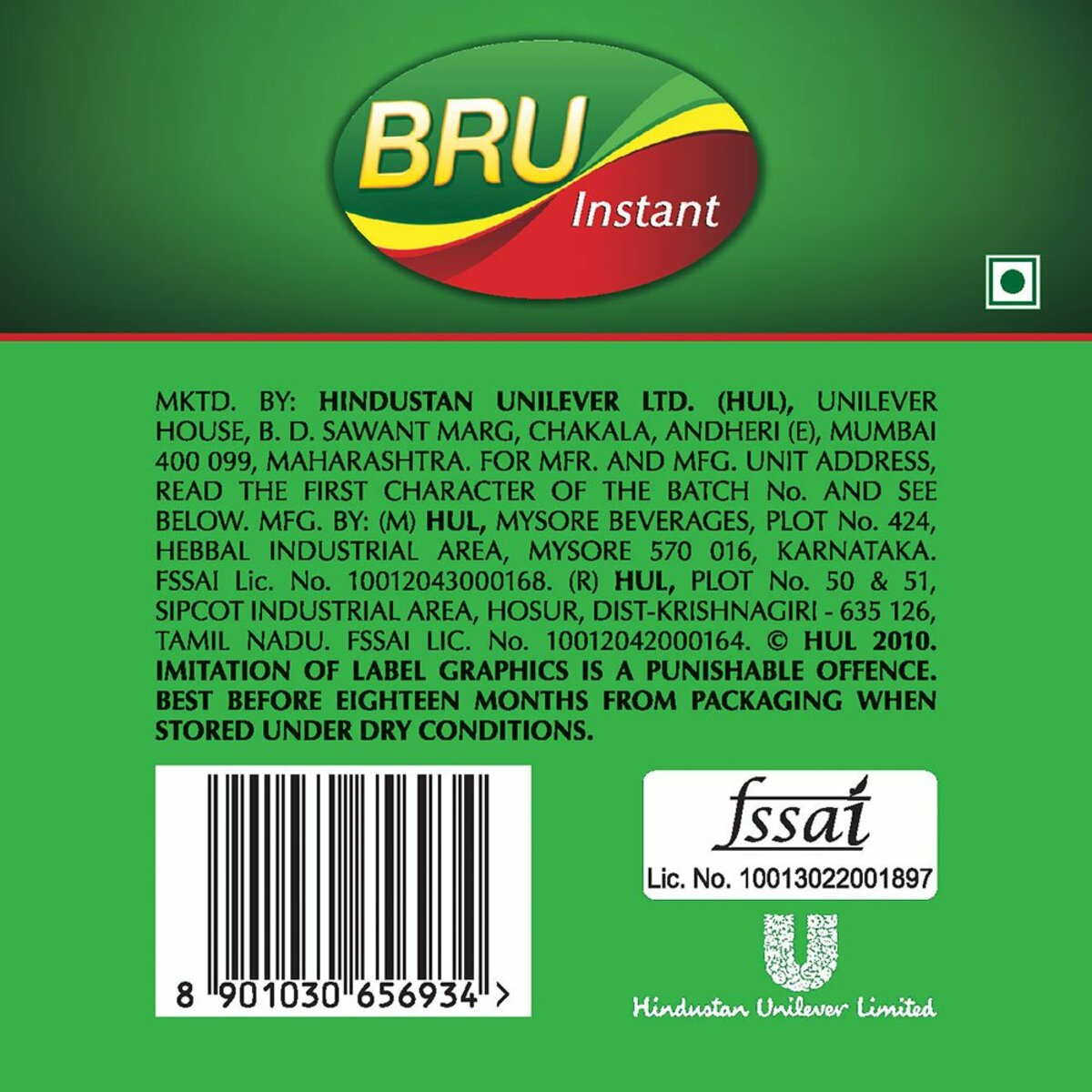 Bru Instant Coffee Poly Bag 200g