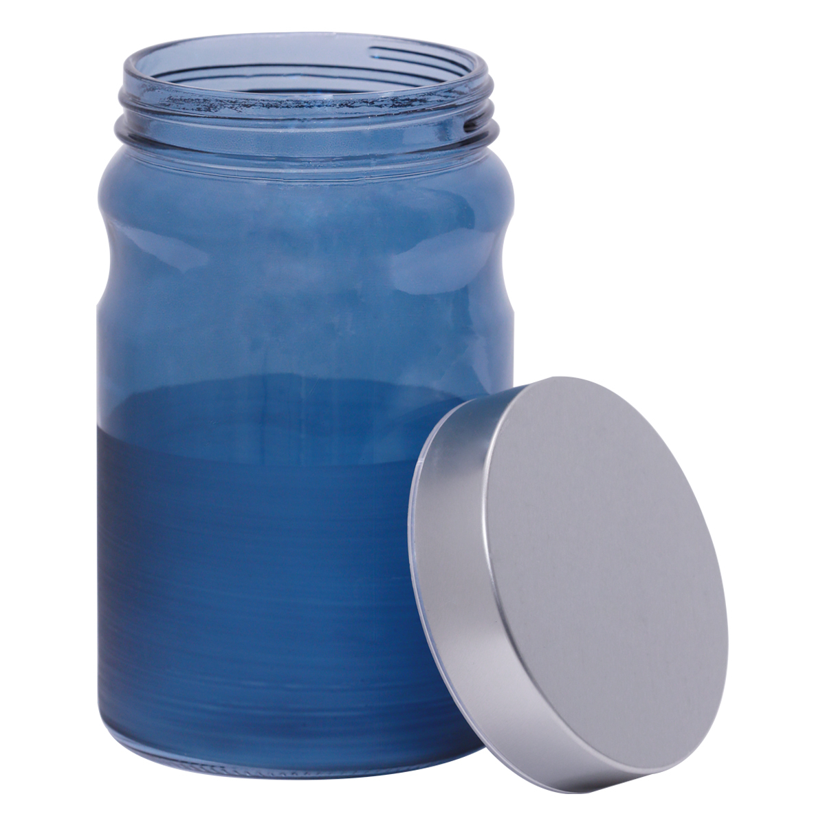 Renga Colour Glass Jar With Metal Lid 1400