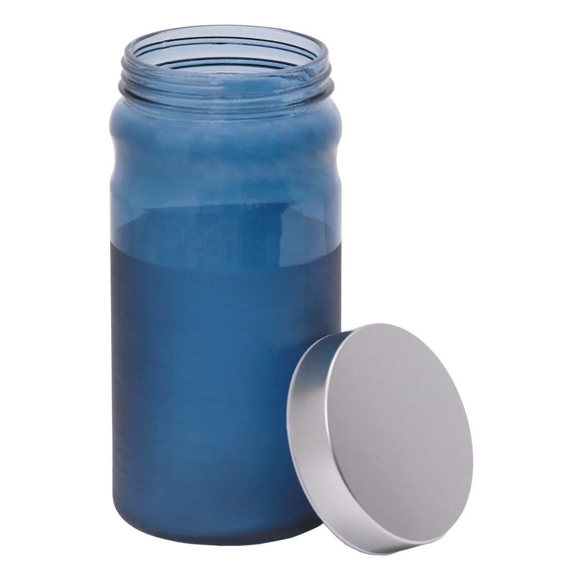 Renga Colour Glass Jar With Metal Lid 1800