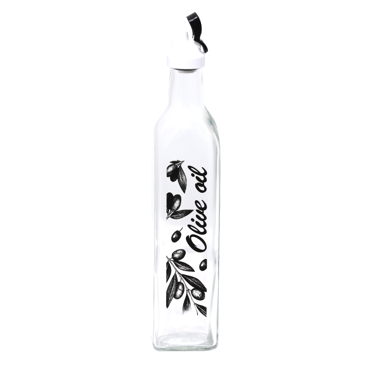 Renga Decorated Glass Oil Bottle 500C