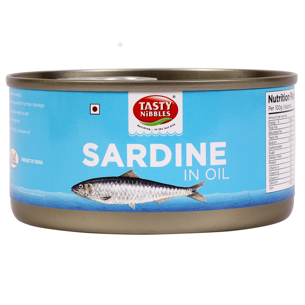 Tasty Nibbles Sardine In Oil 185gm