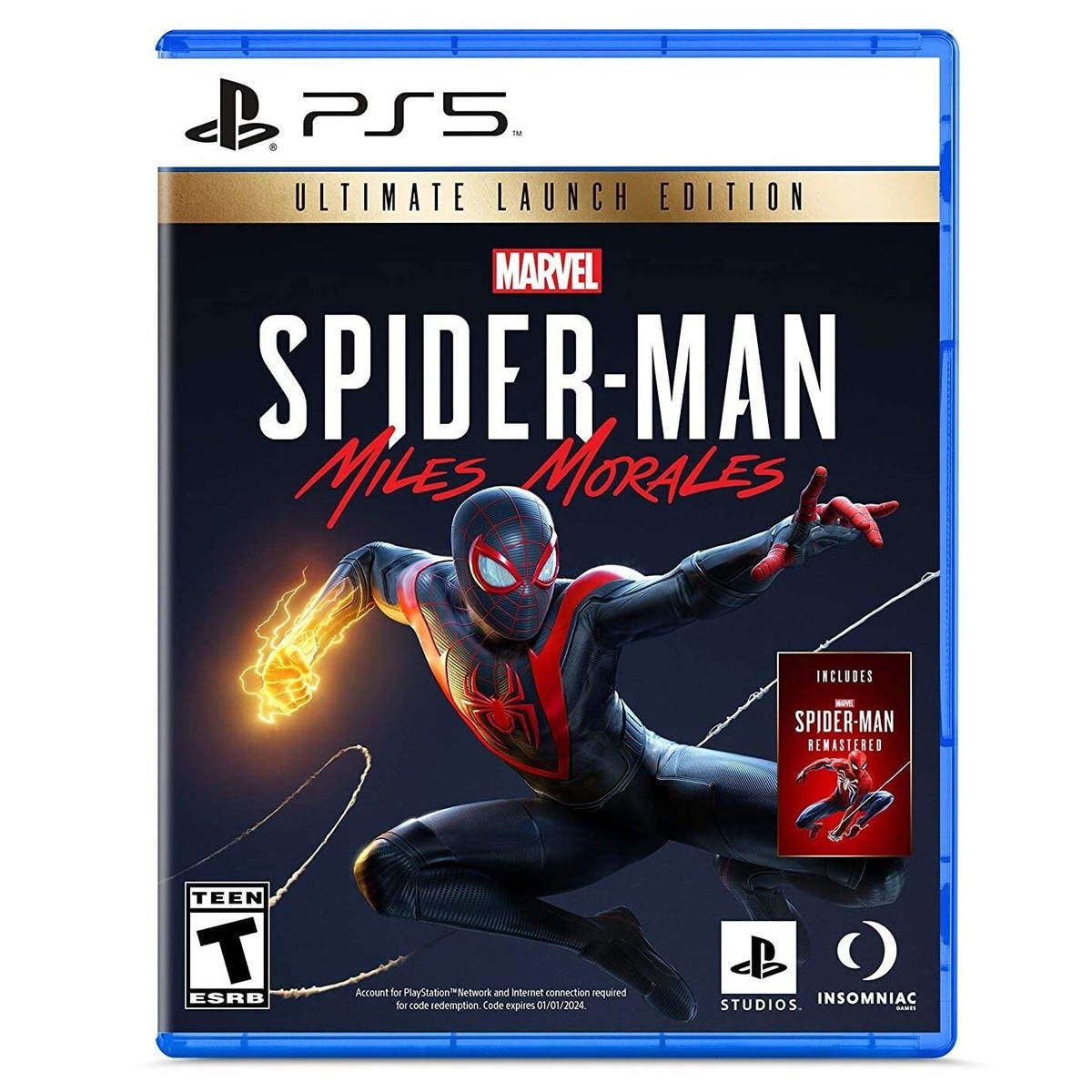 Sony PS5 Marvel's SpiderMan Miles Morales Ultimate Launch Edition