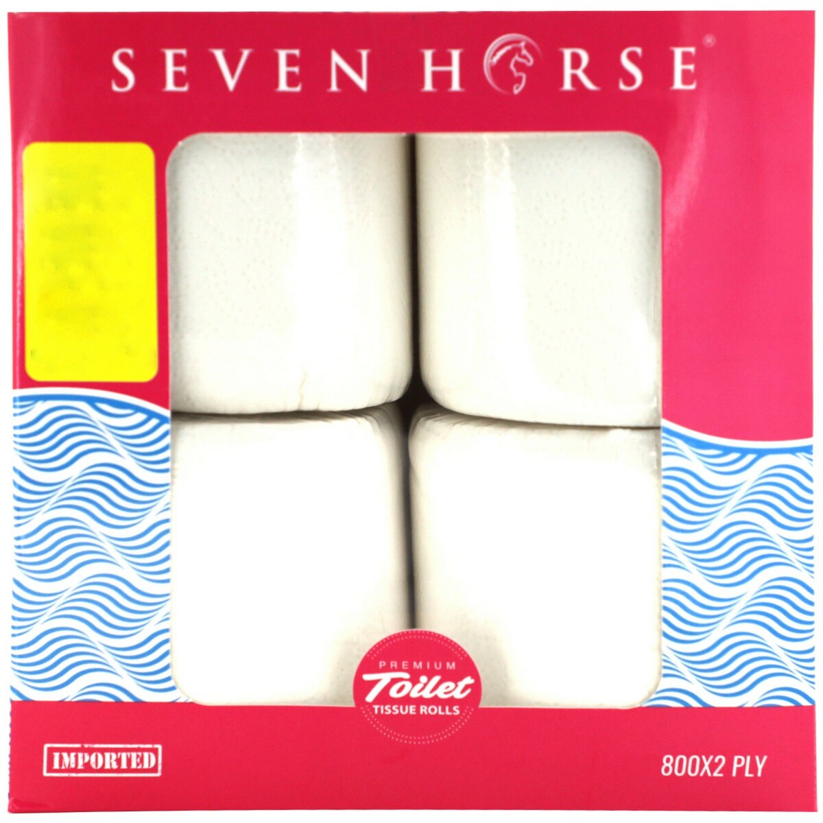 Seven Horse Toilet Roll 2 PLY 200'sx4 Roll 3+1 Offer