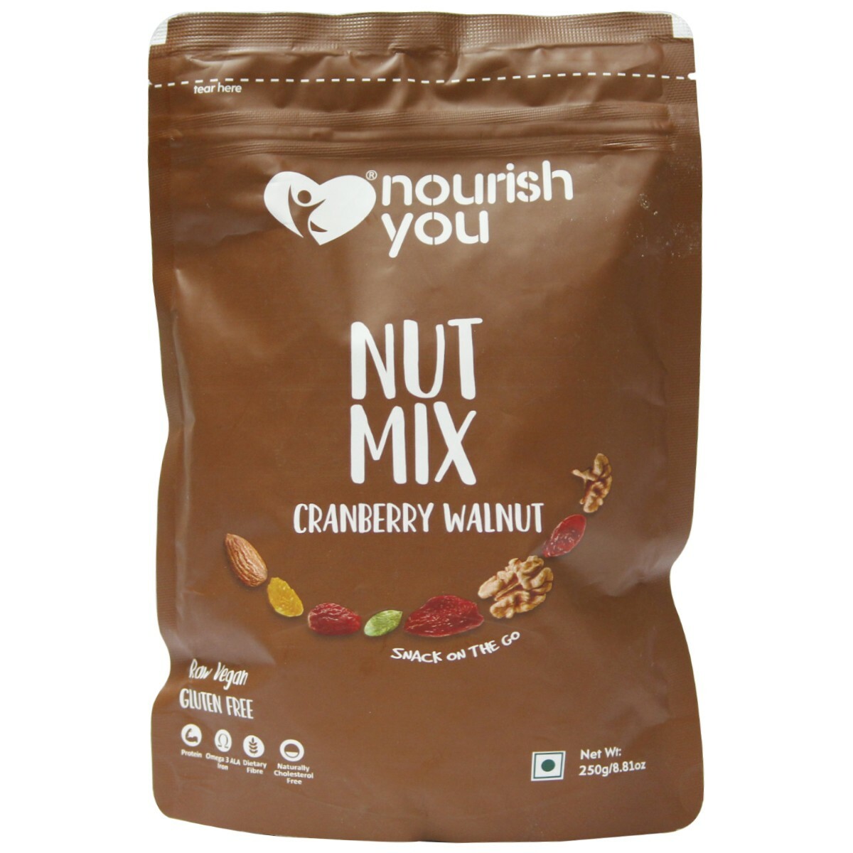 Nourish You Cranberry Walnut Mix 250g
