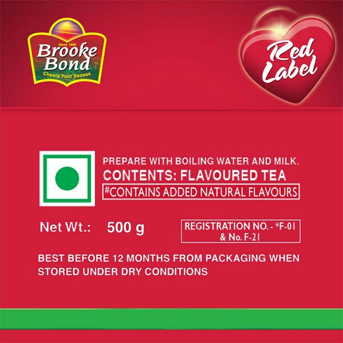 Brooke Bond Red Label Tea Natural Care 500g