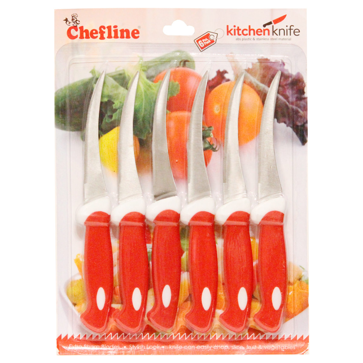 Chefline Kitchen Knife 8" 6pc