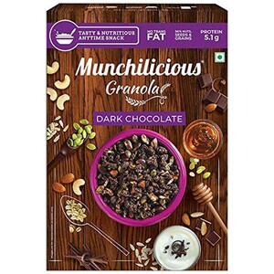 Munchilicious Dark Chocolate Granola Cereal 500g