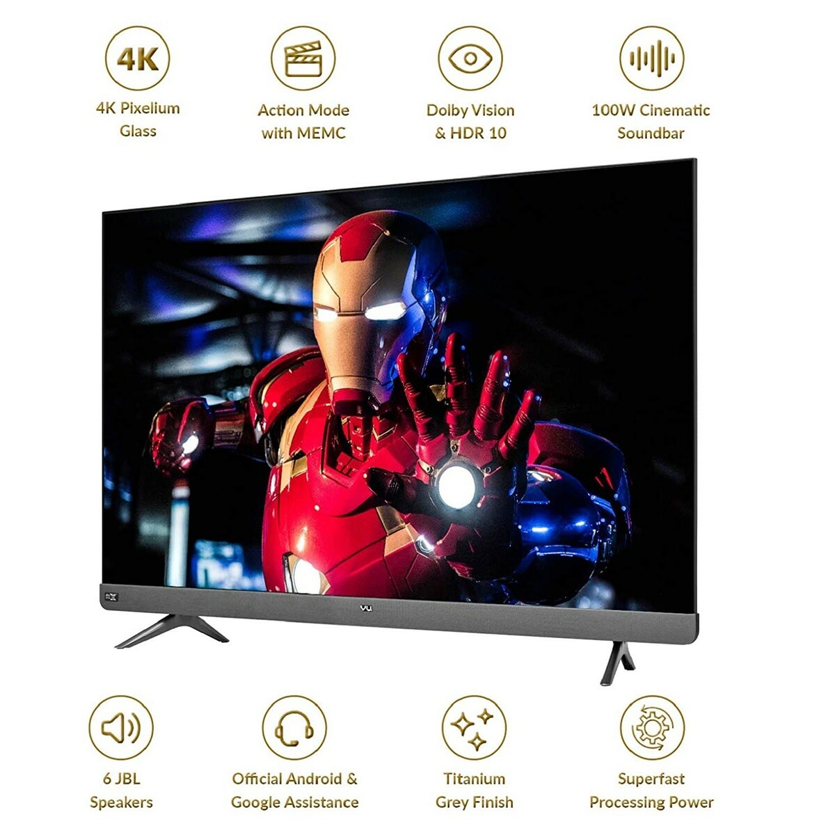 Vu 4K Ultra HD Smart TV 55LX 55"