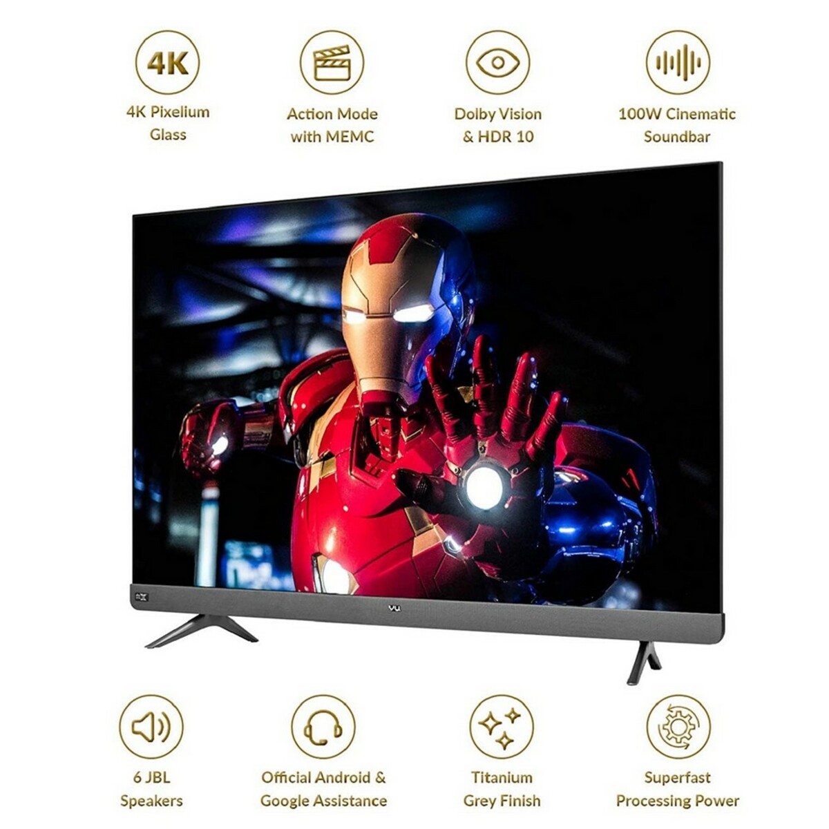 VU 4K Ultra HD LED Smart TV 65LX 65"