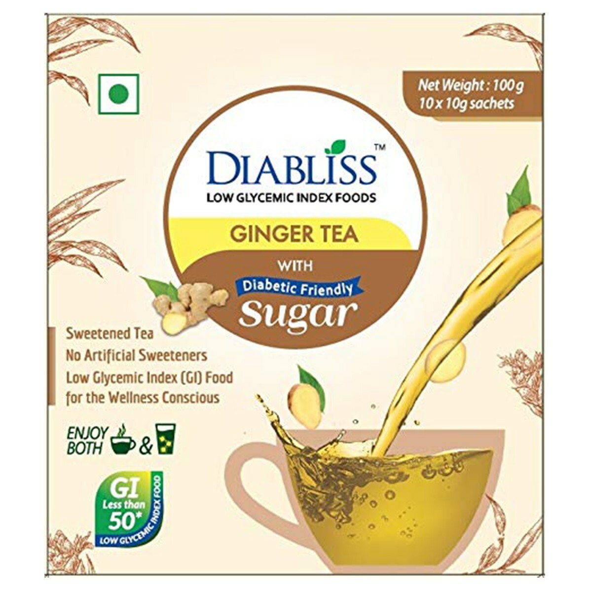 Diabliss Herbal Ginger Tea 100gm