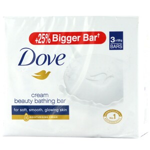 Dove Cream Beauty Soap 3X125g