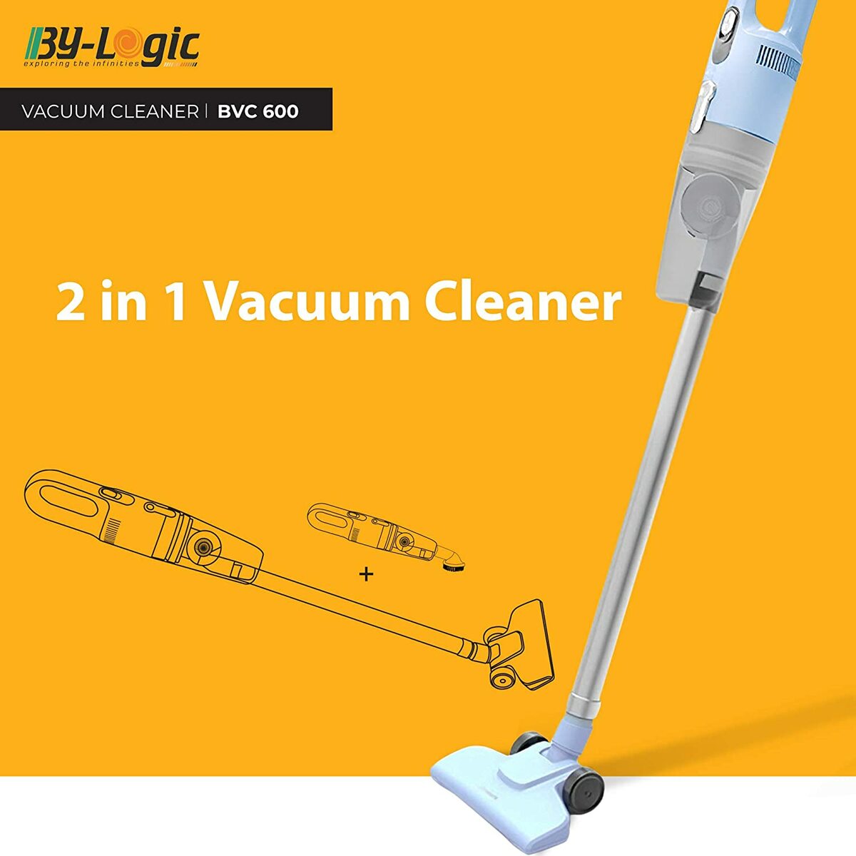 BY Logic Vacuum Cleaner BVC 600