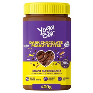 YogaBar Dark Chocolate Peanut Butter Jar 400g