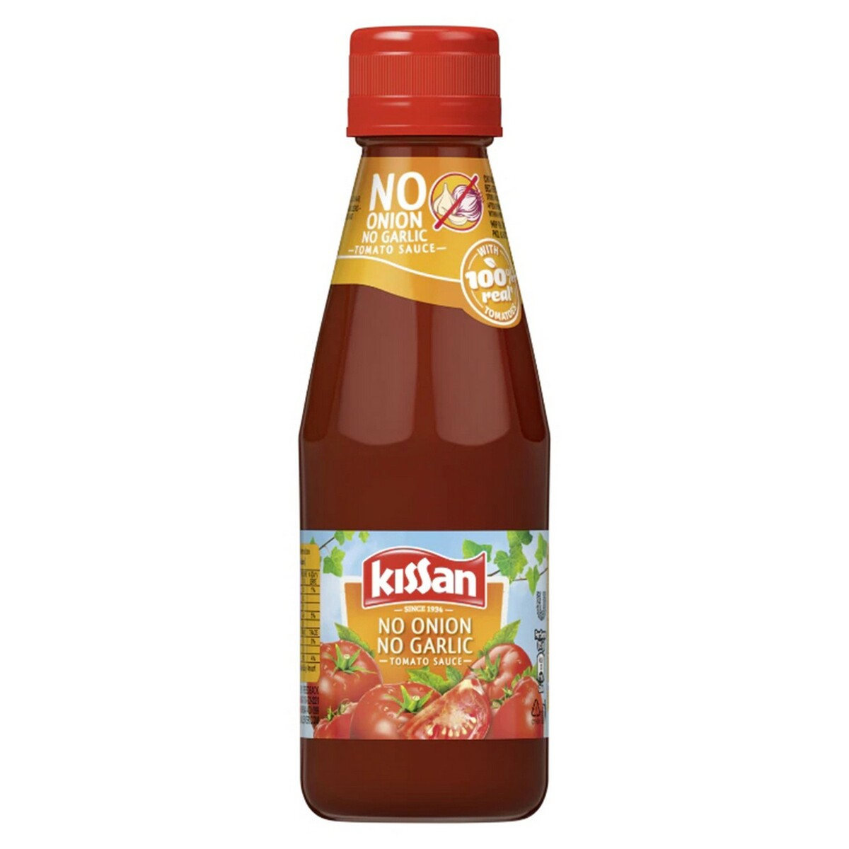 Kissan No Garlic No Onion Tomato Sauce 200g