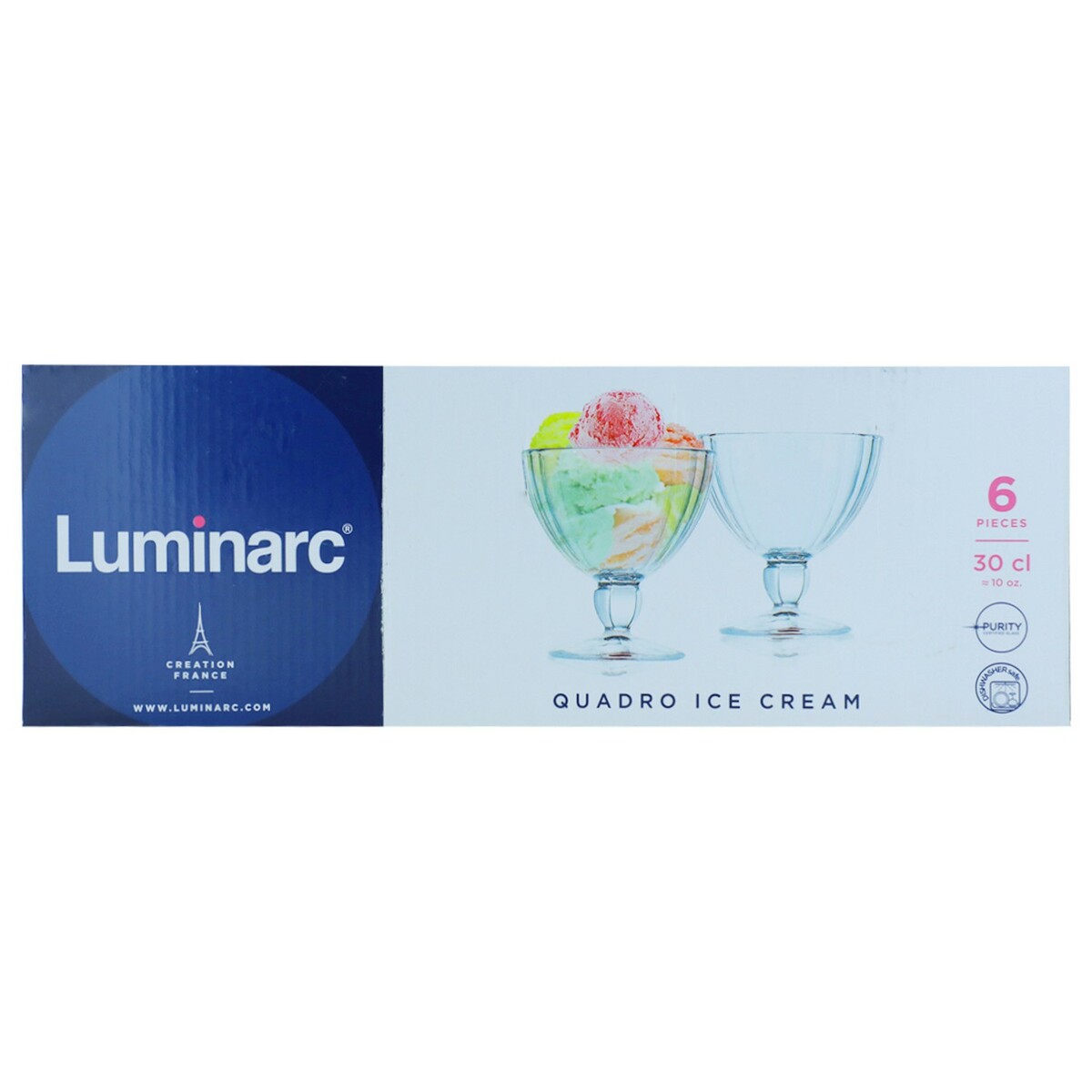 Luminarc Quadro Ice Cream Cup 30 CL