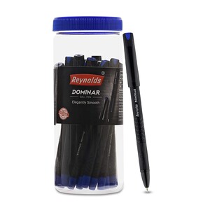 Reynolds Dominator Ball Pen Jar 20s-Blue