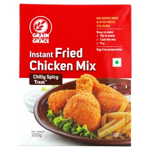 Grain Grace Instant Fried Chicken Mix Chili Spicy Treat 200g