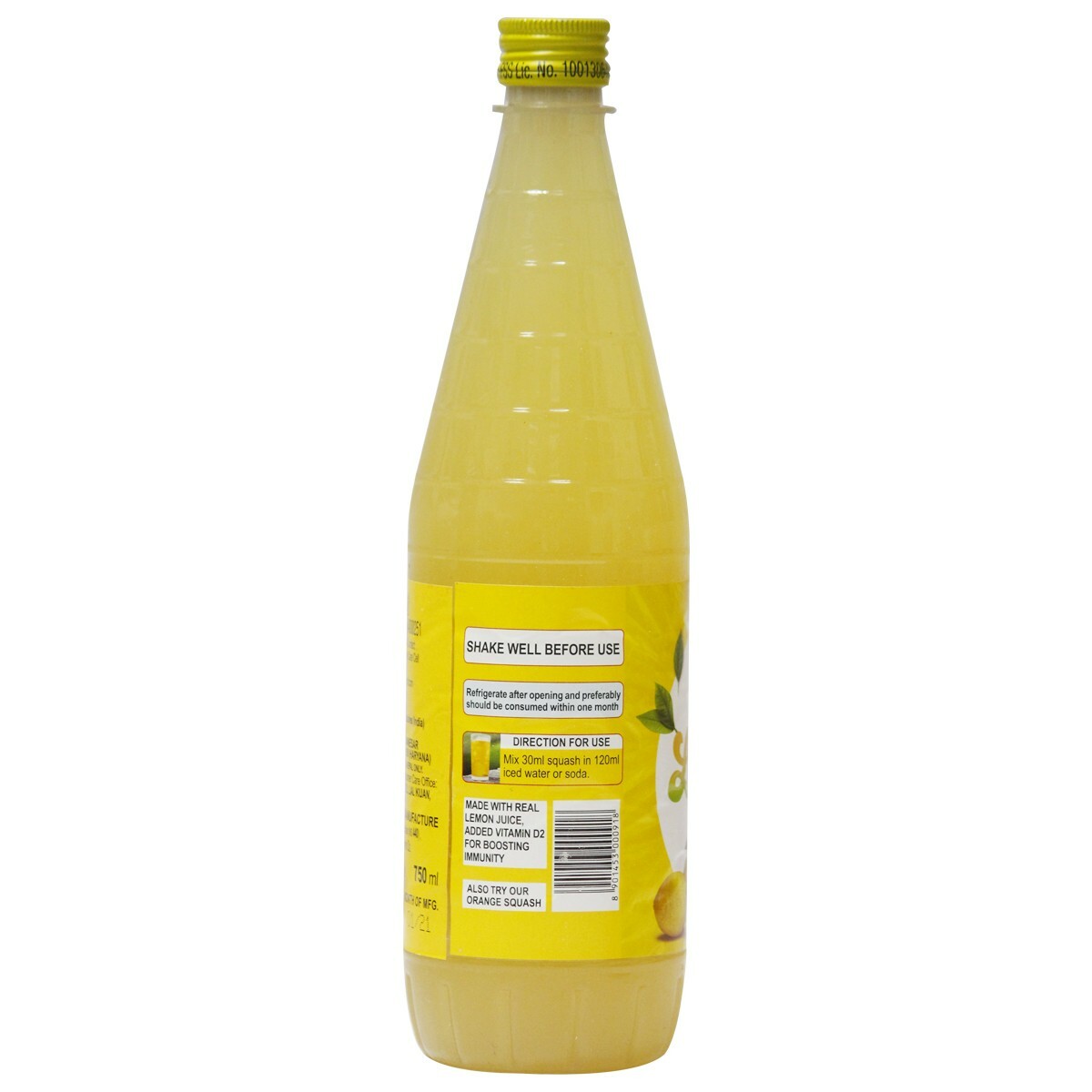 Hamdard Lemon Squash 750ml