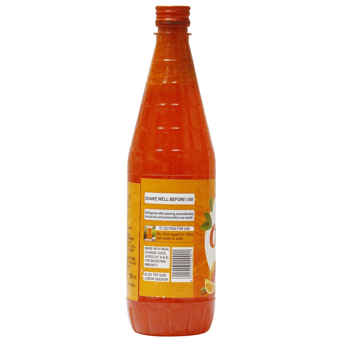 Hamdard Orange Squash 750ml