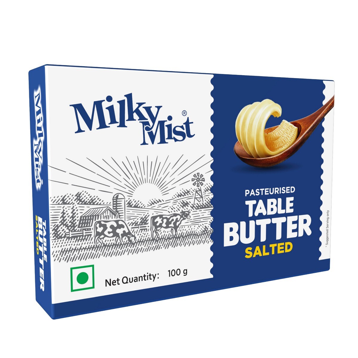 Milky Mist Table Butter Salted 100g