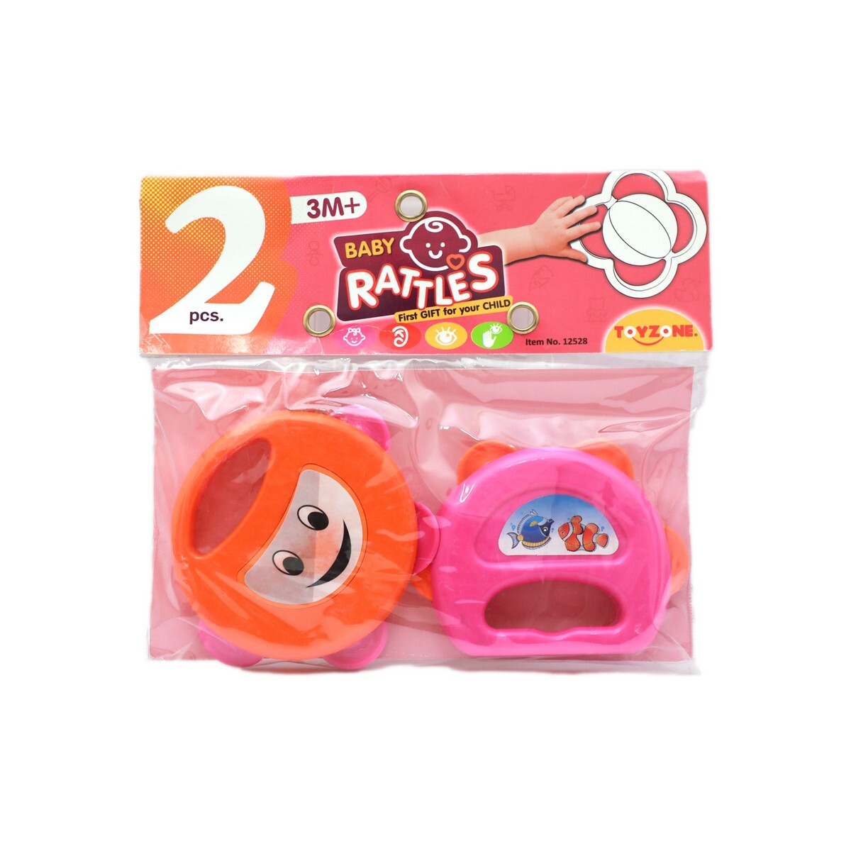 Toy Zone Baby Rattle Set 2s-12528