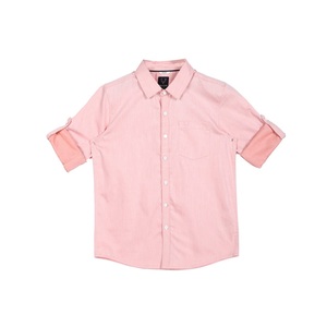 Allen Solly Junior Boy's Regular Collar Shirt- Pink