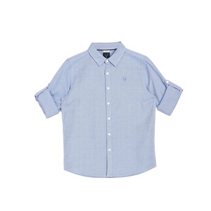 Allen Solly Junior Boy's Regular Collar Shirt- Blue