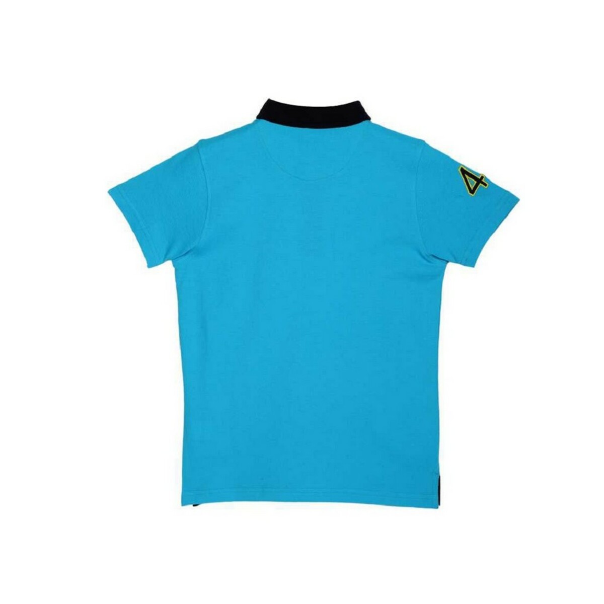 Allen Solly Junior Boy's Polo Neck T-shirt- Medium Blue