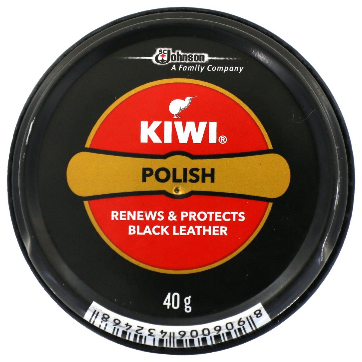 Kiwi Shoe Polish Black 40g