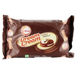 Sunfeast Choco Vanilla Cream Biscuits 102gm