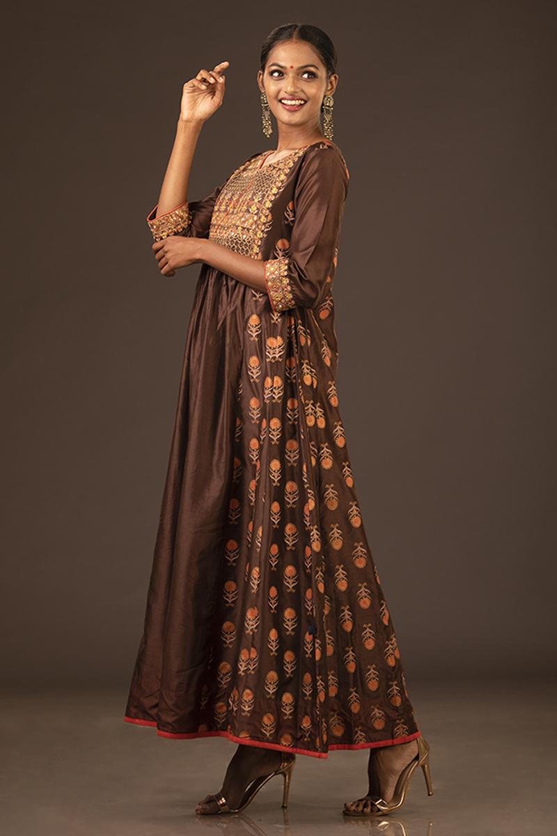 Kashvi Ethnic Suits for Women Brown