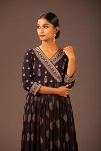 Kashvi Ethnic Suits for Women Navy Blue