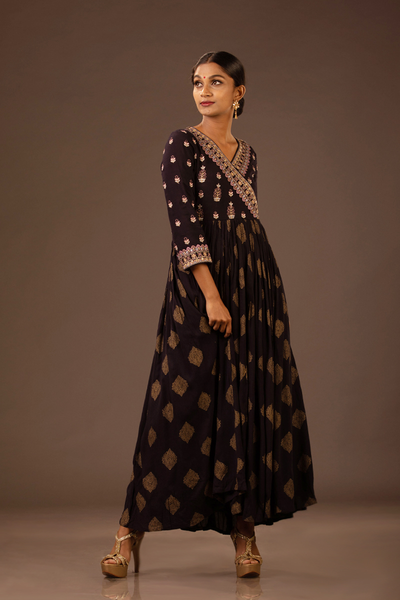 Kashvi Ethnic Suits for Women Navy Blue