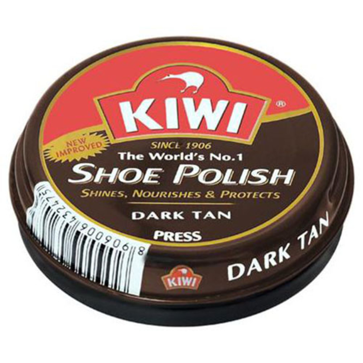 Kiwi Shoe Polish Dark Tan 40g