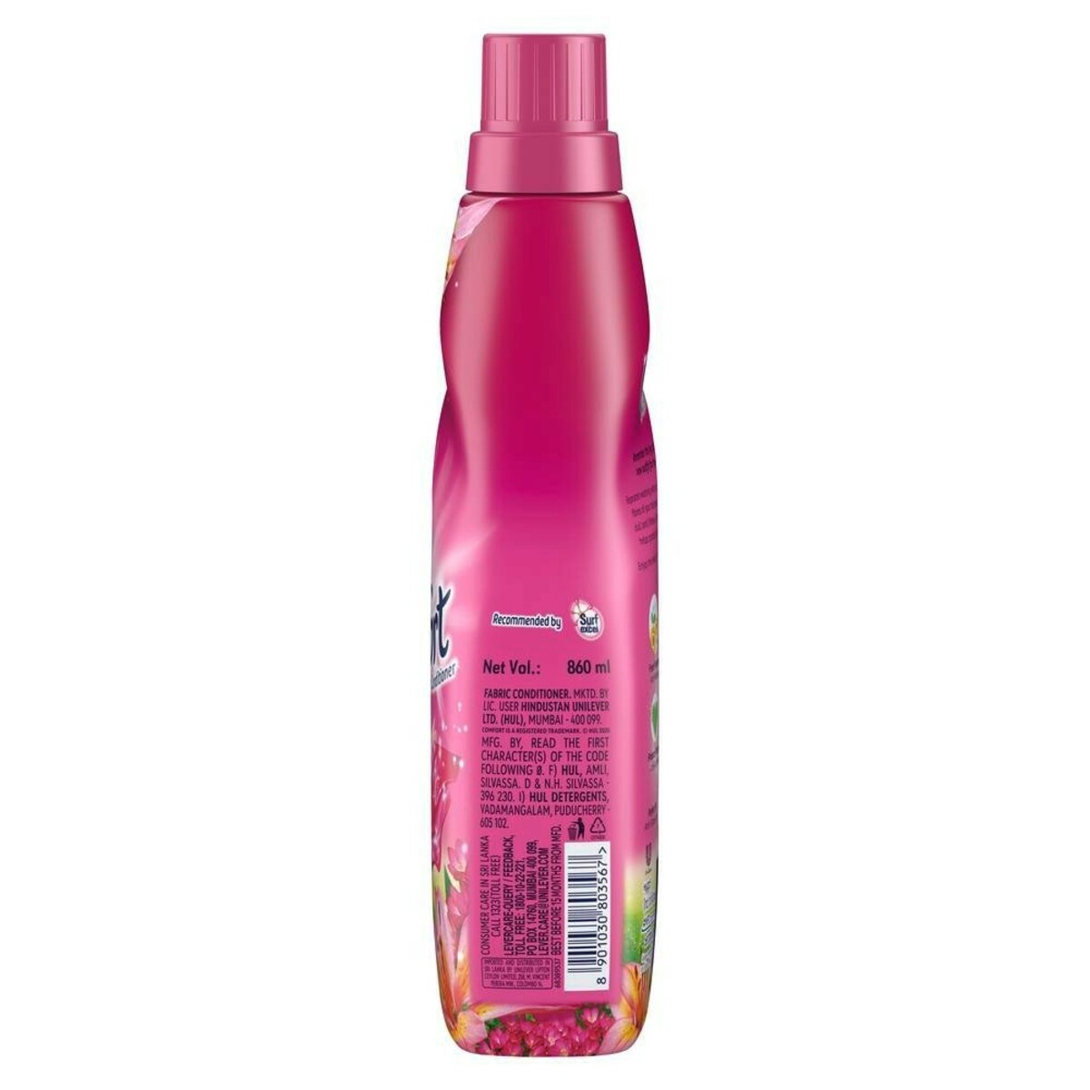 Comfort Fabric Conditioner Pink Lily Fresh 860ml