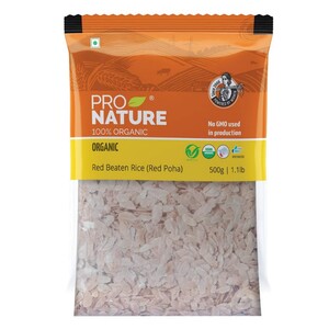 Pro Nature Red Beaten Rice Red Poha 500g