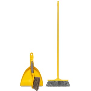Smart Klean Dustpan With Brush Broom Set 9059-8058