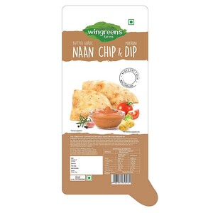 Wingreens Butter Garlic Naan Chip & Dip 70g