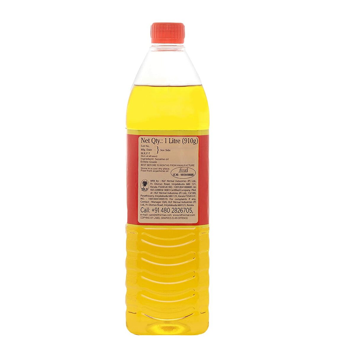KLF tilnad Nirmal Gingelly Oil Pet Bottle 1 Litre