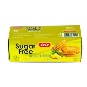Lulu Sugar Free Pineapple Cookies 75g