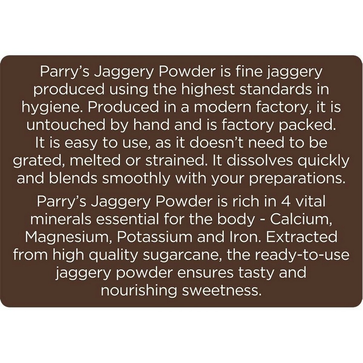 Parrys Amrit Powdered Jaggery 500G