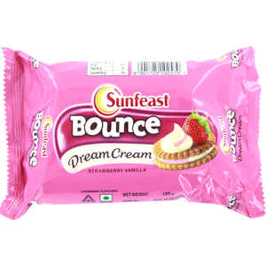 Sunfeast Strawberry Vanilla Cream Biscuits 102g