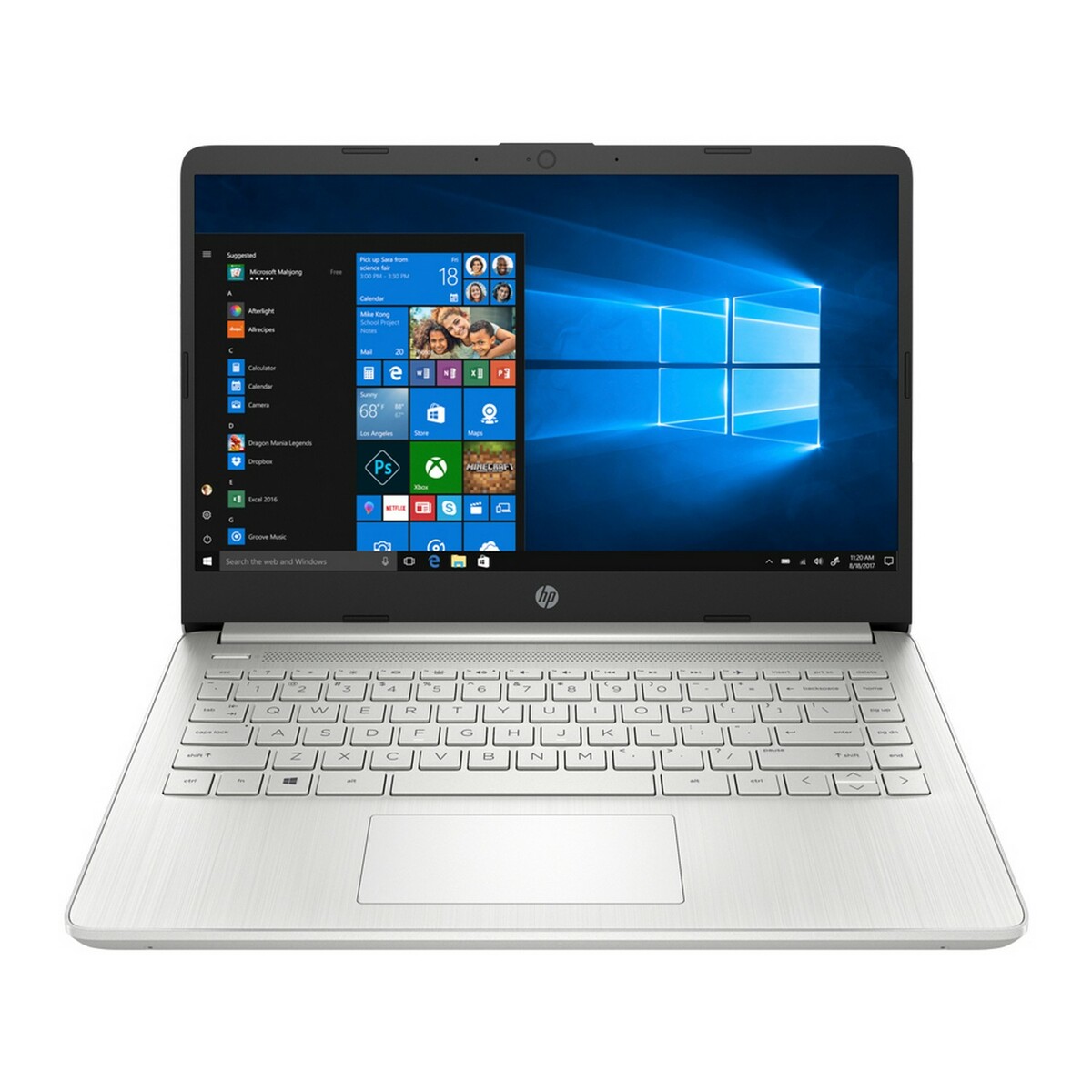 HP Notebook DQ2535TU Core i5 11th Gen 14" Win10 Silver + MS Office