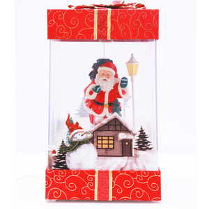 Home Style Christmas  Snowing Gift Box