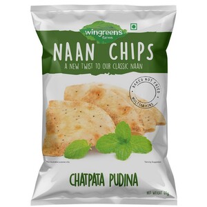 Wingreens Chatpata Pudina Naan Chips 60g