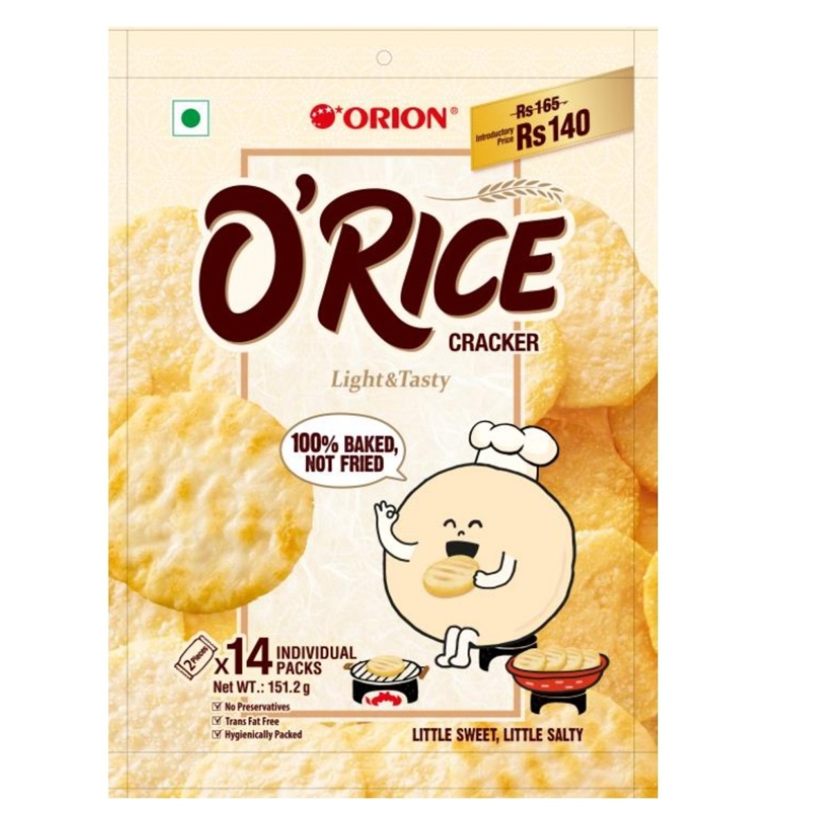 Orion Rice Cracker 151.2gm 14's
